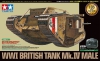 Tamiya 48214 1/35 British Mark IV "Male" w/Remote Control Unit (W.W.I)