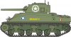 Tasca 35-L32 1/35 M4A1 Sherman (Mid Production) "Free French Army (2nd Armored Disivion)"