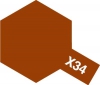 Tamiya Acrylic Color X-34 Metallic Brown
