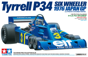 Tamiya 20058 1/20 Tyrrell P34 "Six-Wheeler" [1976 Japan GP] (w/Photo-Etched Parts)