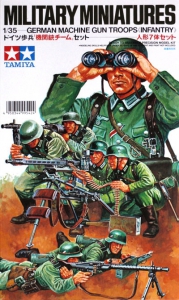 Tamiya 35038 1/35 German Machine Gun Infantry (W.W.II)