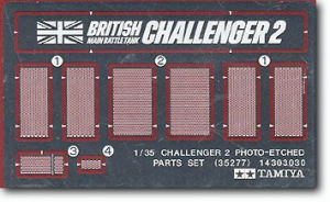 Tamiya 35277 1/35 Photo-Etched Parts for Challenger II (Tamiya 35274)