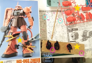 1/100 MS-06S Zaku II "Char Aznable"