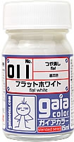 Gaianotes Color 011 Flat White (15ml) [Flat]