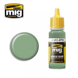 AMMO(MIG) 0273 Verde Anticorrosione - Light Green (17ml) [Water-based / Regia Aeronutica Aircraft Cockpit]