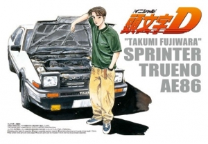 Aoshima ID-05(00320) 1/24 Takumi Fujiwara(藤原拓海)'s Toyota AE86 Sprinter Trueno "Comic Version" [Initial-D]