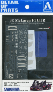 Aoshima 00748 1/24 Photo-Etched Parts for McLaren F1 GTR 1997