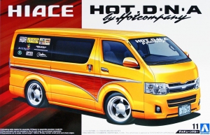 Aoshima TUN-11(05237) 1/24 HIACE TRH200V '12 "HOT D.N.A. by Hot Company"