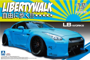 Aoshima LB-09(05402) 1/24 LB Works Nissan GT-R R35 (Liberty Walk Ver.1)