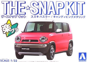 Aoshima 05415 1/32 Suzuki Hustler (Candy Pink Metallic) [The Snap Kit]