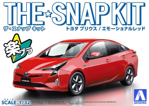 Aoshima 05417 1/32 Toyota Prius (Emotional Red) [The Snap Kit]