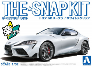 Aoshima 10-B(05886) 1/32 Toyota GR Supra (White Metallic) [The Snap Kit]