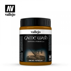 Vallejo 73.300 Game Wash - Dipping Formula [water-based] (Sepia - 200ml)