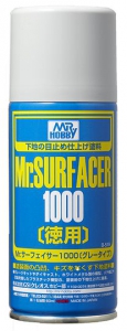 Mr Hobby B519 Mr. Surfacer 1000 (Spray 170ml) [Gray]