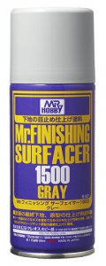 Mr Hobby B527 Mr. Finishing Surfacer 1500 Gray (Spray 170ml) 