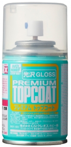 Mr Hobby B601 Mr PREMIUM Topcoat (Water-Based Spray 88ml) [Gloss]