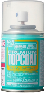 Mr Hobby B602 Mr PREMIUM Topcoat (Spray 88ml) [Semi-Gloss]