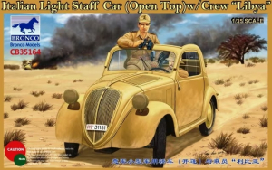 Bronco CB35164 1/35 Fiat 500A "Topolino" Light Staff Car (Open Top) w/Italian Crew "Libya"