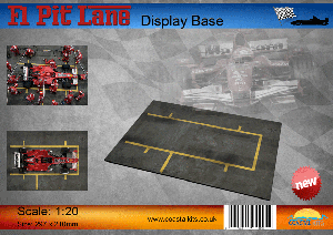 Coastal Kits S057-20 F1 Pit Lane [for 1/20] (29 x 21cm)