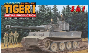 Dragon 6252 1/35 Tiger I Initial Production "s.Pz.Abt.502 Leningrad 1943"