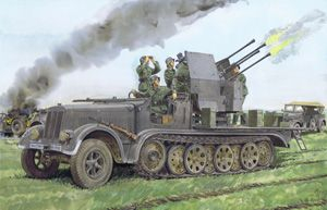 Dragon 6525 1/35 Sd.Kfz.7/1 2cm Flakvierling 38 auf Selbstfahrlafette