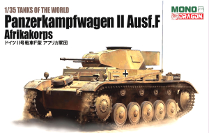 MONO X Dragon MD002 1/35 Panzerkampfwagen II Ausf.F "Afrika Korps" w/Interior & Bonus Figure