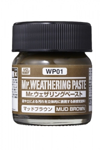 Mr Hobby WP-01 Mr. Weathering Paste [Mud Brown] 40ml