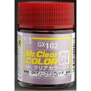 Mr Color GX-102 GX Deep Clear Red (18ml)