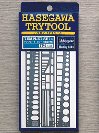 Hasegawa TP-1 Template Set 1 (Straight Lines & Circles)