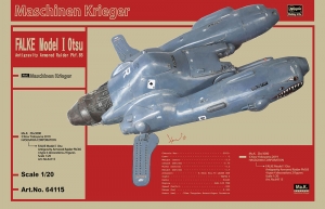 Hasegawa 64115 1/20 Maschinen Krieger FALKE Model I Otsu - Anti-gravity Armored Raider Pkf.85