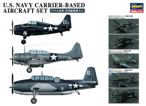 Hasegawa QG47(72147) 1/350 U.S. Navy Carrier-Based Aircraft Set (W.W.II)