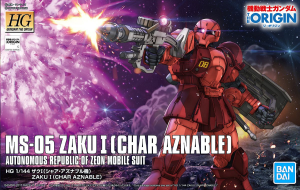 Bandai HG-OR-015(5057737) 1/144 MS-05 Zaku I (Char Aznable) [The Origin]