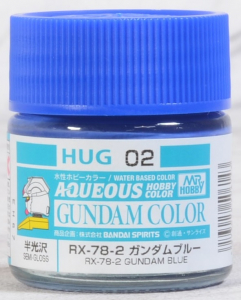 Mr Hobby HUG-02 RX-78-2 Gundam Blue (Aqueous Color 10ml) [Semi-Gloss]