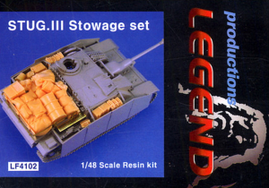 Legend LF4102 1/48 Sturmgeschutz III - Stowage Set (Resin)