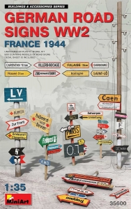 MiniArt 35600 1/35 German Road Signs in W.W.II (France 1944)