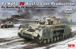 RyeField Model 5033 1/35 Panzerkampfwagen IV Ausf.J Late / Panzerbeobachtungswagen IV Ausf.J