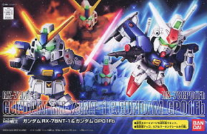 Bandai BB(162354) Gundam RX-78NT-1 & Gundam GP01Fb (SD)