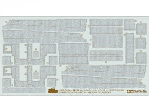 Tamiya 12672 1/48 Zimmerit Coating Sheet for Sturmtiger [2 Sets] (Tamiya 32591)