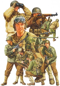 Tamiya 32513 1/48 U.S. Army Infantry Set (W.W.II )