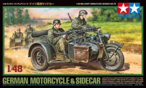 Tamiya 32578 1/48 German Motorcycle & Sidecar