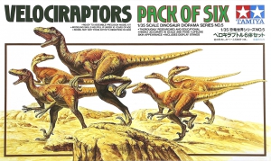 Tamiya 60105 1/35 Velociraptors "Pack of Six"
