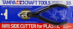 Tamiya 74035 Sharp Pointed Side Cutter For Plastic