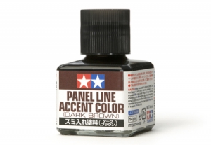 Tamiya 87140 Panel Line Accent Color 40ml [Dark Brown]