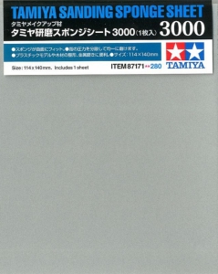 Tamiya 87171 Sanding Sponge Sheet - #3000