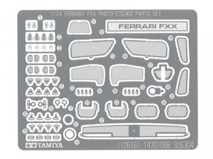 Tamiya 12616 1/24 Ferrari FXX Photo-Etched Parts Set (For Tamiya 24292)