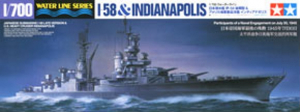 Tamiya 25119 1/700 USS Indianapolis (CA-35) & IJN I-58 [30 July 1945]