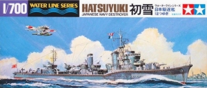 Tamiya 404(31404) 1/700 IJN Destroyer Hatsuyuki 初雪 (1943)