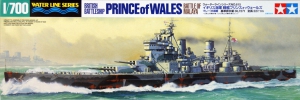 Tamiya 615(31615) 1/700 HMS Prince of Wales 威爾斯親王 號 "Battle of Malaya (マレー沖海戦)"