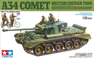 Tamiya 35380+35333 1/35 Comet (A34) & British Paratroopers & Bicycles Set (W.W.II)