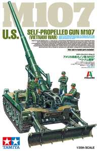 Tamiya 37021 1/35 M107 Self-Propelled Gun "Vietnam War"